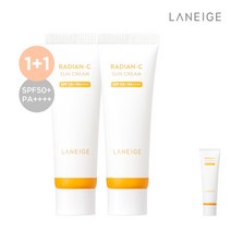 [라네즈] [1+1기획][본사직영★] 래디언씨 선크림 SPF 50+ PA++++ 50ml, 상세 설명 참조