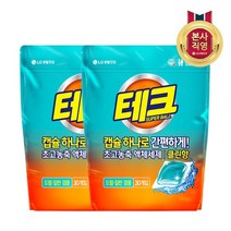 [KT알파쇼핑] 테크 수퍼볼 캡슐세제 리필 30입 클린향 x 2개