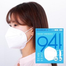 [DDA_ON]이너홈 KF94 마스크 새부리형 흰색 블랙 대형 1매입, 01.이너홈 흰색 1매입
