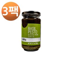 Compagnia Sanremo 이탈리아 DOP 바질 페스토 190g, 3팩