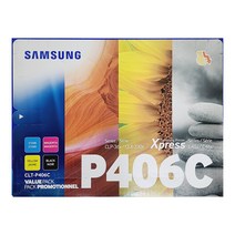 삼성 CLT-P406C 정품토너 SL-C467/C462/C410 4색 세트, 1개