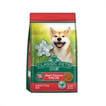 소고기맛 멀티비타민함유 고단백 사료 2kg 소고기사료, 기본, 선택완료, 선택완료, 기본