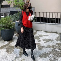 더옷장 별자리밤 도트롱원피스