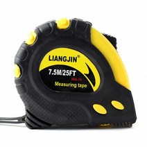 에이치플러스몰 7.5M 파워 줄자측량 건축시공 작업용 수동줄자, 단품없음