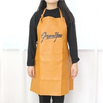 기타 바보사랑[알로하감성]바리스타가죽앞치마, 단품, 선택:퓨어아이보리