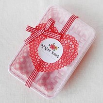 남자 친구 회사 단체 도시락 체크 일회용 용기, 1개, 개당 수량