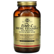 Solgar Ester-C 플러스 비타민C 500mg 베지 캡슐 250정