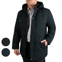 [케이든] 남성 겨울패딩 중년 점퍼 착용감이 좋은 남자 잠바-사각누빔