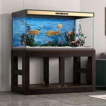 어항 받침대 원목 축양장 거실 수조 다이 선반