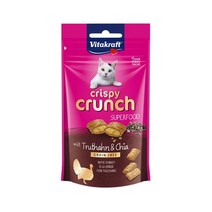 비타크래프트 크리스피 크런치 60g 고양이간식, 1개, 칠면조&치아씨드