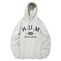 [국내 매장판] HUM College Hood T-shirts_Oatmeal grey [LHQSCTH351MGYO] 255164