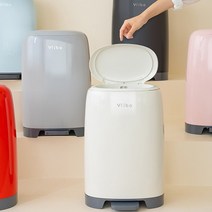 블리바 프리미엄 냄새차단 휴지통 20L +항균리필백 포함, 베이비핑크, 베이비핑크