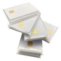 ISO 7816 백색 AT24C64 칩 접근 제한 체계를위한 64K EEPROM 기억을 가진 똑똑한 IC 카드 10pcs, 50pcs