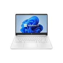 최신 HP 14인치 HD 노트북 Windows 11 인텔 Intel Celeron 듀얼 코어 프로세서 최대 2.60GHz 4GB RAM 64GB SSD Webcam(갱신)