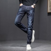 FANSYLI 남자 청바지 가을 일자 스판 스키니 8D