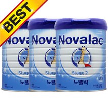 노발락 2단계 800g 분유 3통