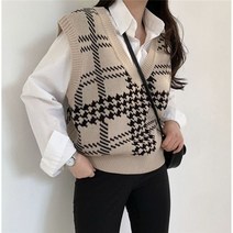 봄가을 니트 베스트 조끼 마야니트VT