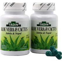 Tadin 타딘 알로에 베라 Aloe Vera Cactus 60정 2팩