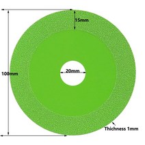체인 금속 유리 커팅 디스크 다이아몬드 톱 블레이드 세라믹 타일 대리석 병 그라인딩 커터 원형 톱 로터, 05 Orange