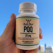 더블우드 PQQ 20mg 60캡슐 x 1통 피롤로퀴놀린 퀴논, 60정