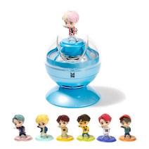 BTS 타이니탄 전멤버 캐릭터피규어 풀세트 +무선 미니 공기청정기 반영구 나노필터, Jin(공기청정기)+피규어풀세트