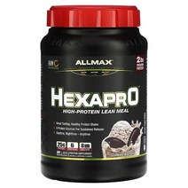 올맥스 ALLMAX Hexapro 고단백 저지방 식사 쿠키 & 크림 907g(2lbs)