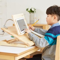 곧은나무 각도조절 독서대 600 소나무 2단독서대 세트 필기독서대, 600_소나무_오른손