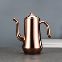 수제주전자 핸드드립 커피포트 동주전자 티팟 다도, 골드 1.0L