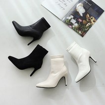 페피 스틸레토 스판 앵클 부츠힐 4color / 9cm