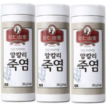인산가 알칼리죽염분말 250g X 3병/4회 인산죽염/고급식탁용죽염/한국/무료배송, 250g X 3병
