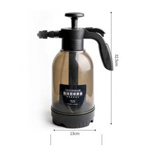 세차 자동압축분무기 파워 버블폼 고압 Car Wash Watering Air Pressure Spray Hand-held Home Disinfectio, 01 Black