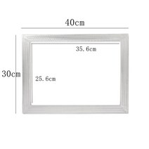 인견화 비단 견틀 캔버스틀 비단그림 6pcs a3 a4 크기 알루미늄 스크린 인쇄 프레임 도구 실크 스크린 인쇄 알루미늄 프레임 세트, 30x40cm, 6개