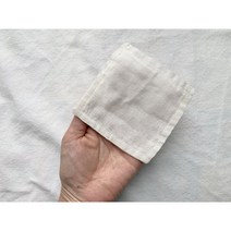 무형광 소창수건 화장솜 클린징 패드, 정련 O