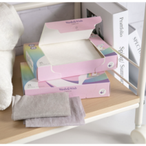 [탠빌]워시앤위시 이염 방지 시트 흰옷 청바지 빨래 흰색 옷 세탁 티슈 1 2 3팩, 이염방지시트 3팩