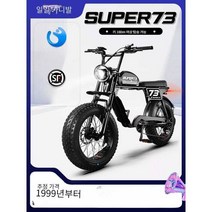 SUPER73 전기 자전거 정품 동력 보조 배터리 복고풍 오프로드 이찬혁자전거 펫바이크, 상세 페이지 참고, Super73-S3 48V 18AH