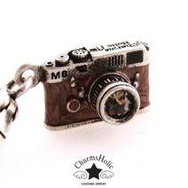 참스홀릭Modern classic camera charm silver cks216