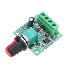 속도조절기 스피드 컨트롤러 모터 속도 조절기 1.8V15VDC 컨트롤러 PWM 0 100 가변 드라이브 저전압 전위, 한개옵션0