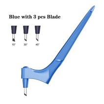 diy art craft cutting tools 360 회전 종이 잼 패턴 조각 칼 가죽 패브릭 조각 조각 커터 diy patchwork, 푸른