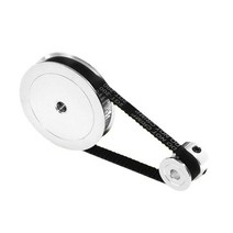 2GT 동기 휠 20 및 60 치아 5mm 보어 알루미늄 타이밍 풀리 200mm/280mm/400mm/610mm 벨트 1 : 3 감소 비율, E