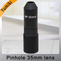 렌즈캡홀더 렌즈용품 Yumiki-HD 2.0 메가 픽셀 35mm 핀홀 렌즈 CCTV 카메라 렌즈 M12 마운트 이미지 포맷 1/2.7 " F1.6 고정 조리개, 단일옵션
