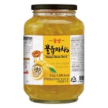 꽃샘 꿀 유자차 2kg, 1개