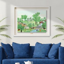 위아트 모지스 할머니 명화 거실 인테리어 그림 액자 12종, 12.모지스_창밖의 풍경