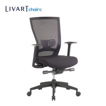 체어스 T553G TOH55330LB 팔걸이 요추지지 의자, 색상:LB