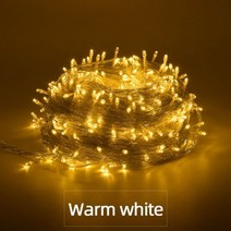 크리스마스 조명 5M 10M 20M 30M 50M 100M Led 문자열 요정 빛 8 모드 파티 휴일, Warm White, 100M 500Leds 220V EU