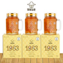 [강원중앙양봉원] 야생화벌꿀 550g(핸들컵) x3병, 단품, 단품