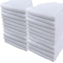 하트민 흰색 면행주 주방행주 손물수건, 10장