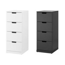 이케아 NORDLI 노르들리 4칸서랍장/협탁/수납장, 화이트_592.398.44