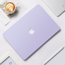 모던 맥북 에어 프로 M1 케이스 키스킨 세트 프로 투명 13인치 소프트 경량 쿨링, 연보라 + 투명 키보드 마스크