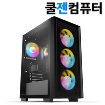 쿨젠컴퓨터 인텔 i5 12400F RTX3060 게이밍 컴퓨터 조립PC 윈도우 11탑재 배그 롤 발로란트 오버워치 로스트아크 검은사막 스팀 게이밍PC 게임용 데스크탑 본체, RAM 32GB(16GBx2EA), 기본사양, 다크플래시 DK200화이트