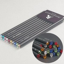 이탈리아산 FRANCESCO RUBINATO crystal 연필 10본set _ 20230125EA, 쿠팡 본상품선택, 쿠팡 본상품선택